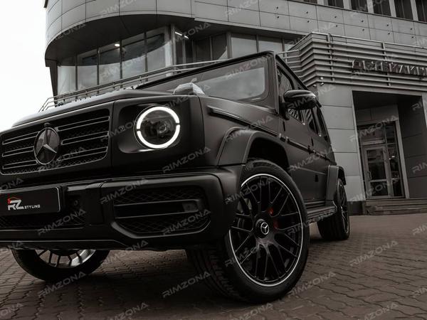Mercedes-Benz G класс AMG 63 на кованых дисках в стиле AMG 748 R22 - Фото № 3