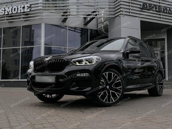 BMW Х3 на стильных литых дисках в стиле BMW 809 style R21 - Фото № 1