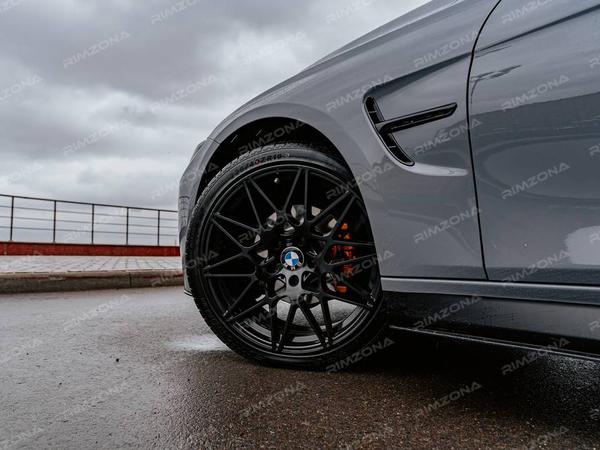 BMW F30 НА ЛИТЫХ ДИСКАХ В СТИЛЕ BMW 666 Style R19 - Фото № 4