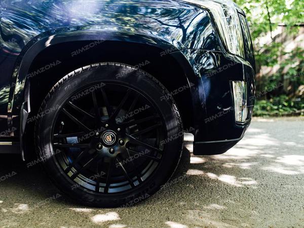 Cadillac Escalade на кованых дисках в стиле Brabus Monoblock F - Фото № 3