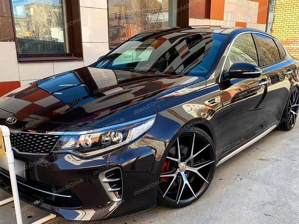 Kia Optima GT20 на литых дисках HRE P101 R20 - Фото № 1
