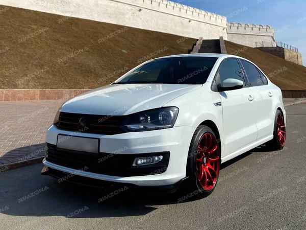Volkswagen Polo на литых дисках Work Emotion CR Kiwami R17 - Фото № 2