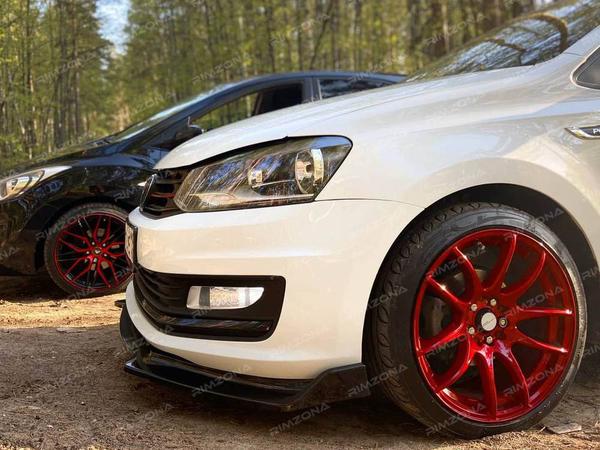 Volkswagen Polo на литых дисках Work Emotion CR Kiwami R17 - Фото № 4