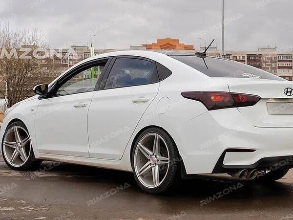 Hyundai Solaris на литых дисках VPS 302 R18 - Фото № 1