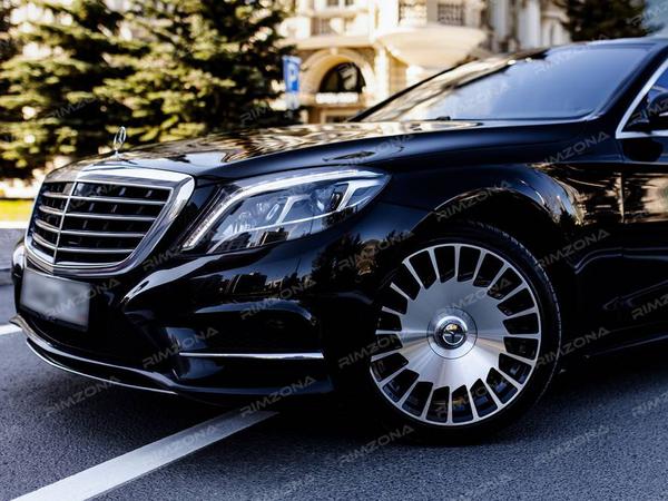 MERCEDES S-Klasse на литых дисках В СТИЛЕ MAYBACH W222 R19 - Фото № 2