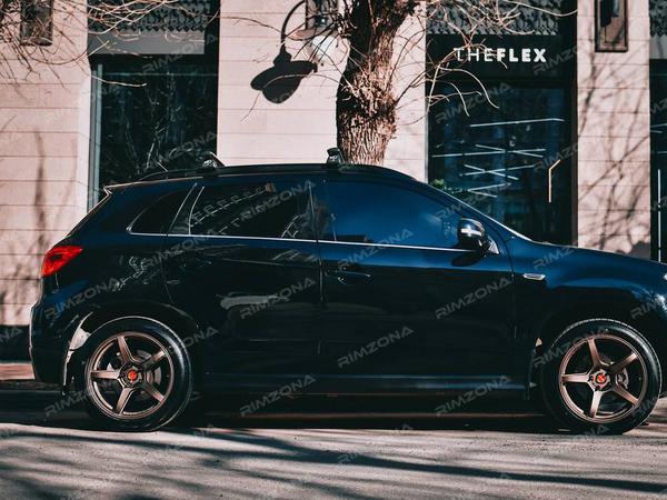 MITSUBISHI ASX на литых дисках WORK T5R R18 - Фото № 1