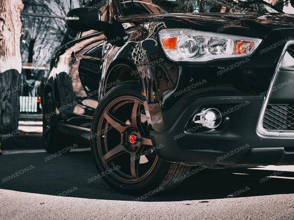 MITSUBISHI ASX на литых дисках WORK T5R R18 - Фото № 2