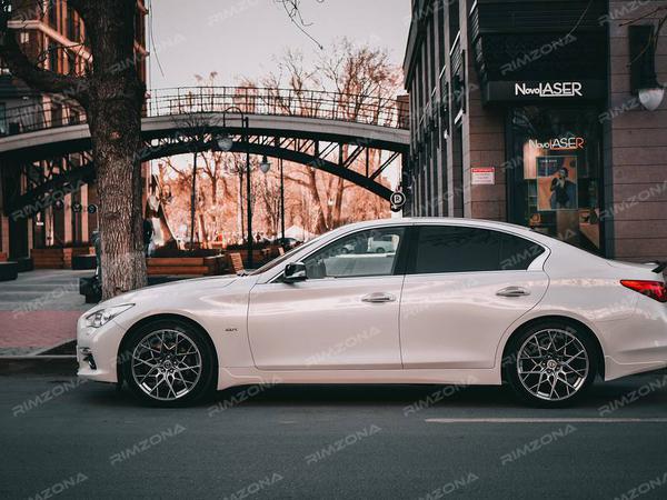 Infiniti q50 на литых дисках HRE ff10 R19 - Фото № 1