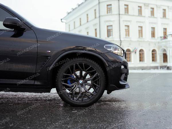 BMW X3 НА КОВАНЫХ КАСТОМНЫХ ДИСКАХ RZ FORGED RZ03 R21 - Фото № 4