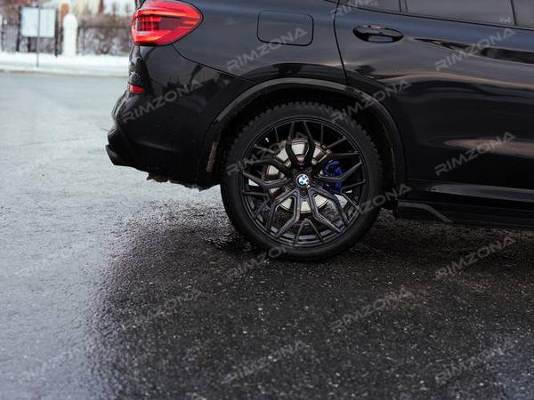 BMW X3 НА КОВАНЫХ КАСТОМНЫХ ДИСКАХ RZ FORGED RZ03 R21 - Фото № 6