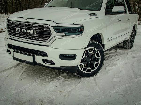 DODGE RAM 1500 НА КОВАНЫХ ДИСКАХ В СТИЛЕ RAM TRX 1500 R20 - Фото № 2