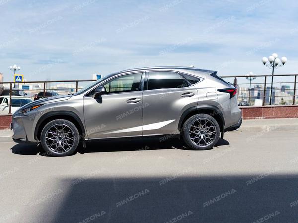 Lexus nx на литых дисках в стиле hre ff10 R20 - Фото № 6