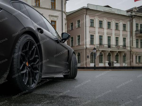 PORSCHE Panamera на кованых дисках В СТИЛЕ VOSSEN HF-2 R21 - Фото № 4