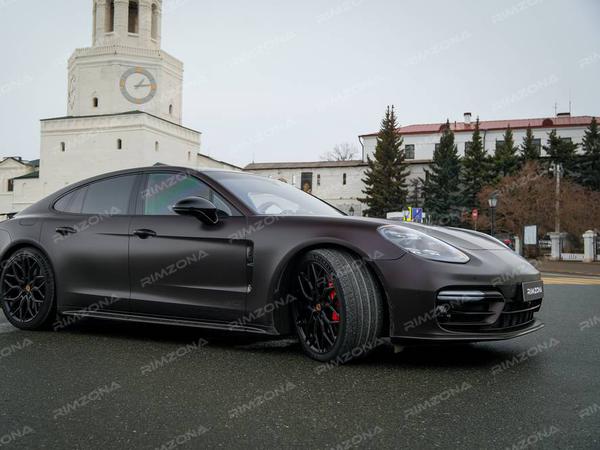 PORSCHE Panamera на кованых дисках В СТИЛЕ VOSSEN HF-2 R21 - Фото № 5