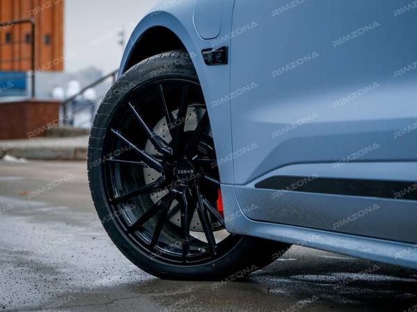 ZEEKR 001 НА КОВАНЫХ ДИСКАХ В СТИЛЕ VOSSEN HF-4T R22 - Фото № 4