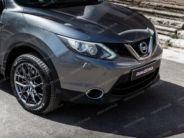 Nissan Qashqai на литых дисках в стиле hre ff10 R20 - Фото № 5
