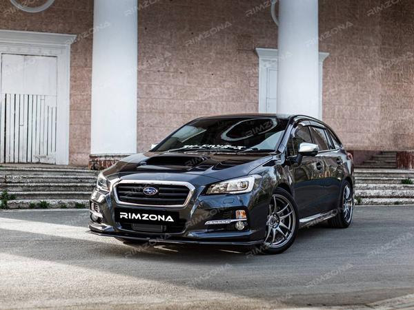 Subaru Levorg на литых дисках в стиле WORK EMOTION CR KIWAMI R18 - Фото № 1