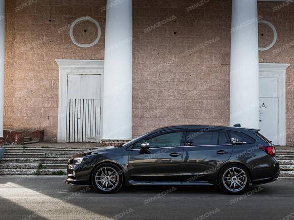 Subaru Levorg на литых дисках в стиле WORK EMOTION CR KIWAMI R18 - Фото № 7