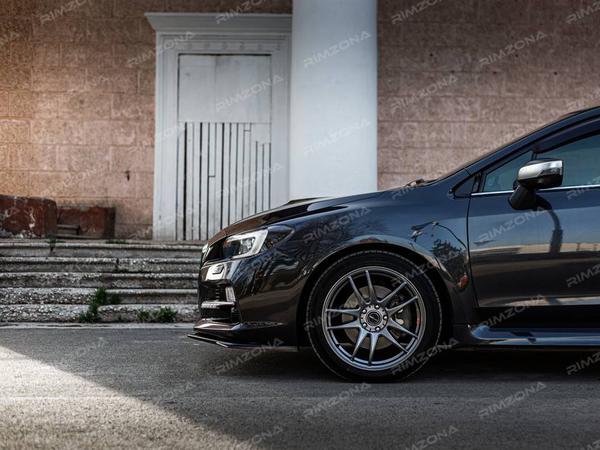Subaru Levorg на литых дисках в стиле WORK EMOTION CR KIWAMI R18 - Фото № 5
