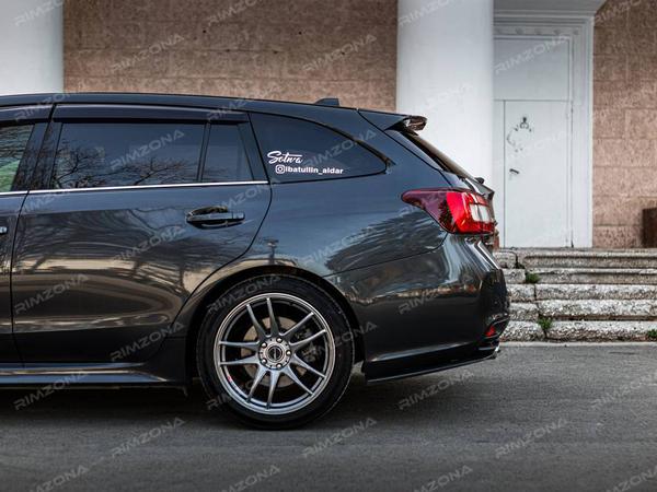 Subaru Levorg на литых дисках в стиле WORK EMOTION CR KIWAMI R18 - Фото № 8