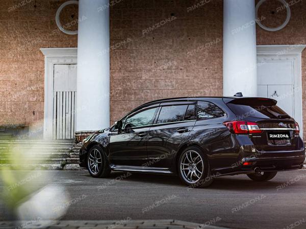 Subaru Levorg на литых дисках в стиле WORK EMOTION CR KIWAMI R18 - Фото № 11