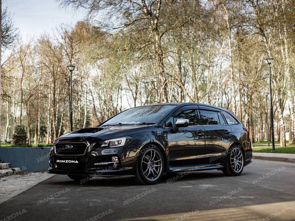 Subaru Levorg на литых дисках в стиле WORK EMOTION CR KIWAMI R18 - Фото № 6