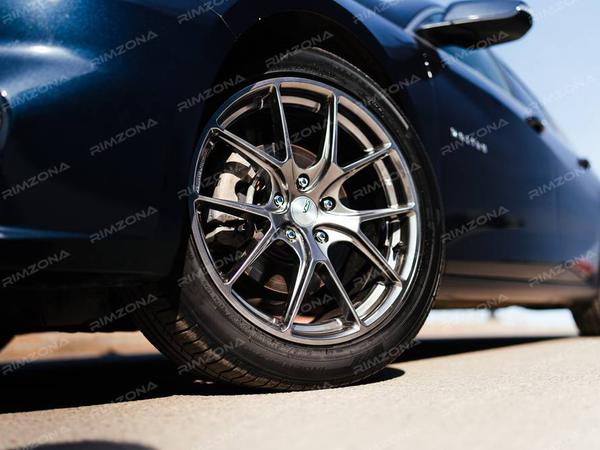 Chevrolet Malibu на литых дисках в стиле HRE P101 R18 - Фото № 5