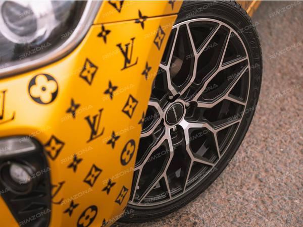 KIA Rio на литых дисках в стиле Vossen HF-2 R18 - Фото № 5