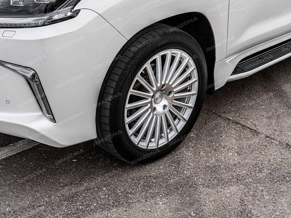 LEXUS LX НА КАСТОМНЫХ КОВАНЫХ ДИСКАХ R21 - Фото № 3