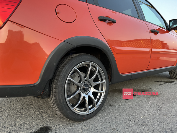 Lada Kalina Cross на дисках WORK EMOTION CR-KIWAMI R16 - Фото № 4