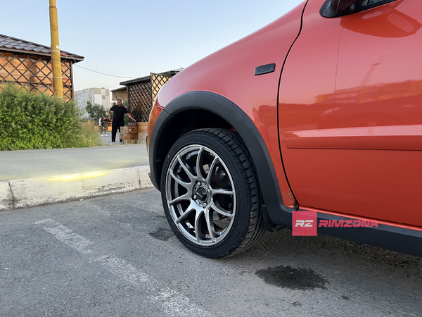 Lada Kalina Cross на дисках WORK EMOTION CR-KIWAMI R16 - Фото № 5