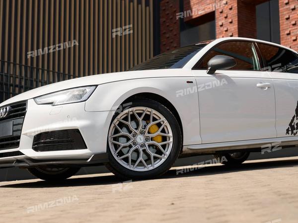 Audi А4 НА ЛИТЫХ ДИСКАХ В СТИЛЕ VOSSEN HF-2 R18 - Фото № 2