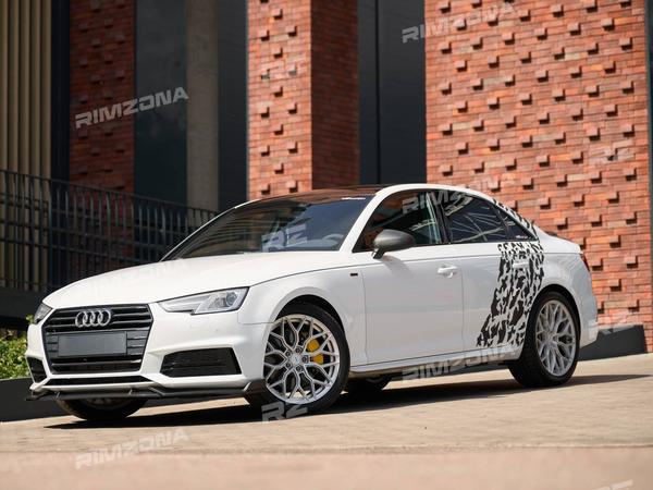 Audi А4 НА ЛИТЫХ ДИСКАХ В СТИЛЕ VOSSEN HF-2 R18 - Фото № 1