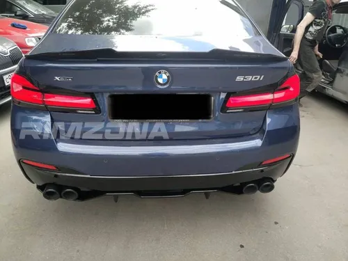 Спойлер BMW 5 G30 PSM черный глянец