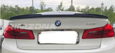 Спойлер CS BMW 5 G30 чёрный глянец