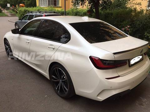 Спойлер GS BMW 3 G20 чёрный глянец
