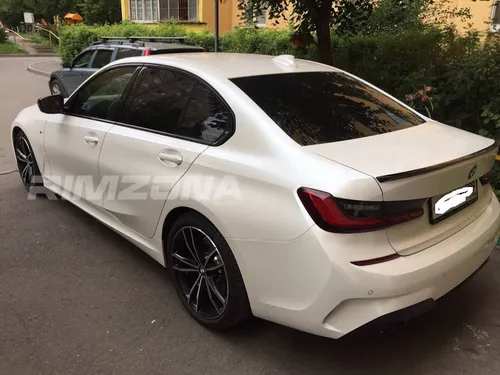 Спойлер GS BMW 3 G20 чёрный глянец