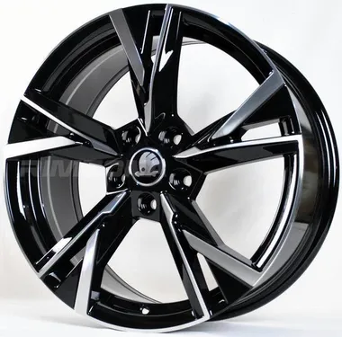 Литой диск В стиле Skoda PW-1241 R18 7.5J 5x112 ET45 dia 57.0