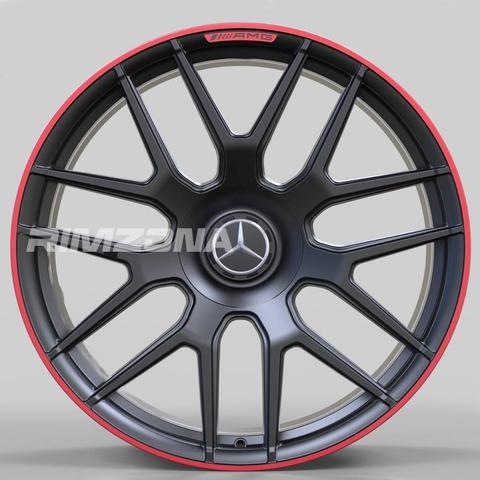 Кованый диск В стиле Mercedes AMG 7 Double Spoke R22 10J 5x130 ET26 dia 84.1