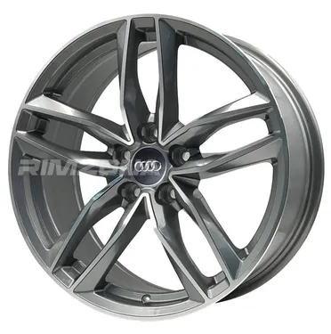 Литой диск В стиле Audi 5 Mat Double Spoke R20 9J 5x130 ET50 dia 71.5